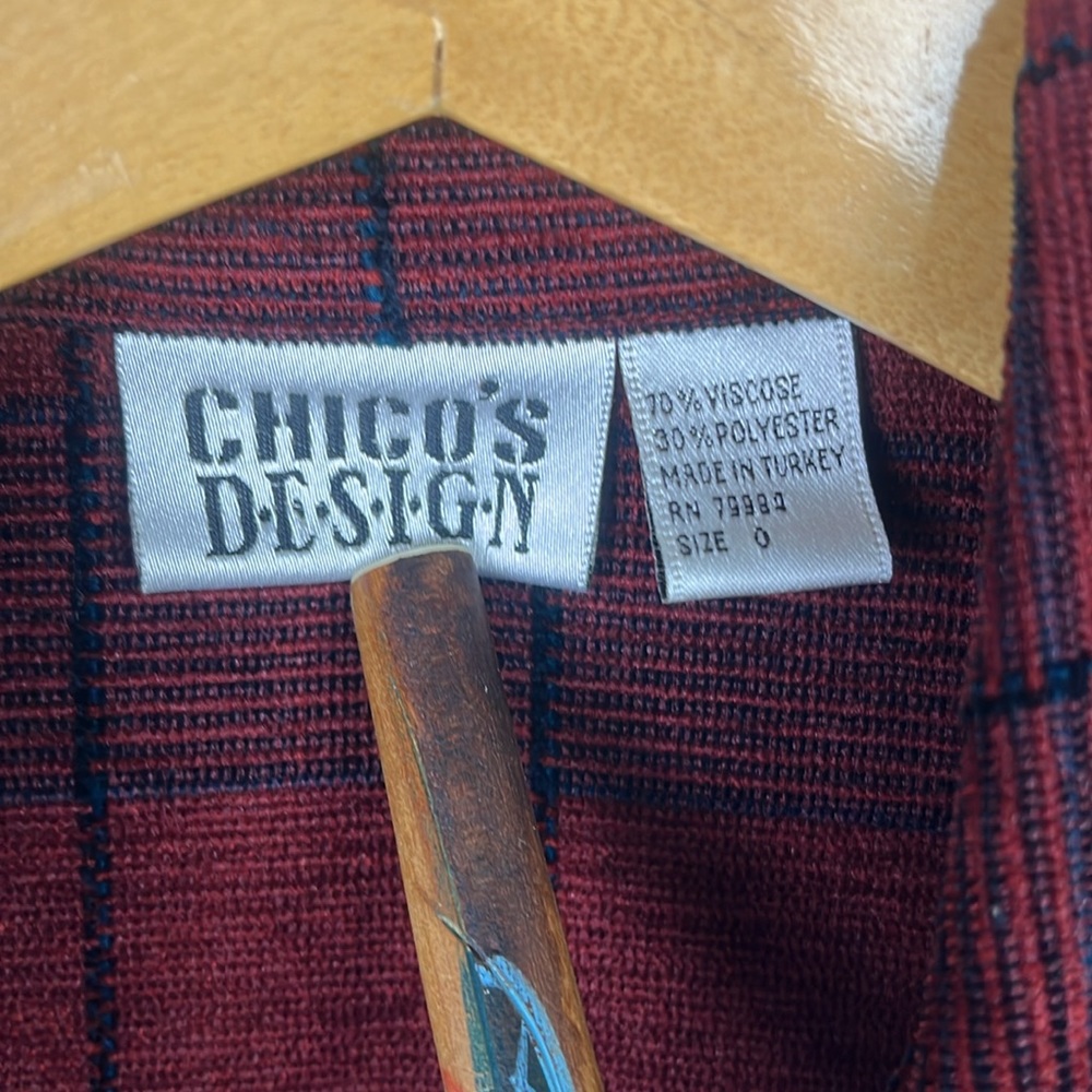 Concho Button Western Plaid Button Down Shirt Jac… - image 5